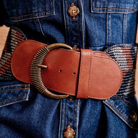 Sezane Wide waist belt NWT - Picture 3 of 8